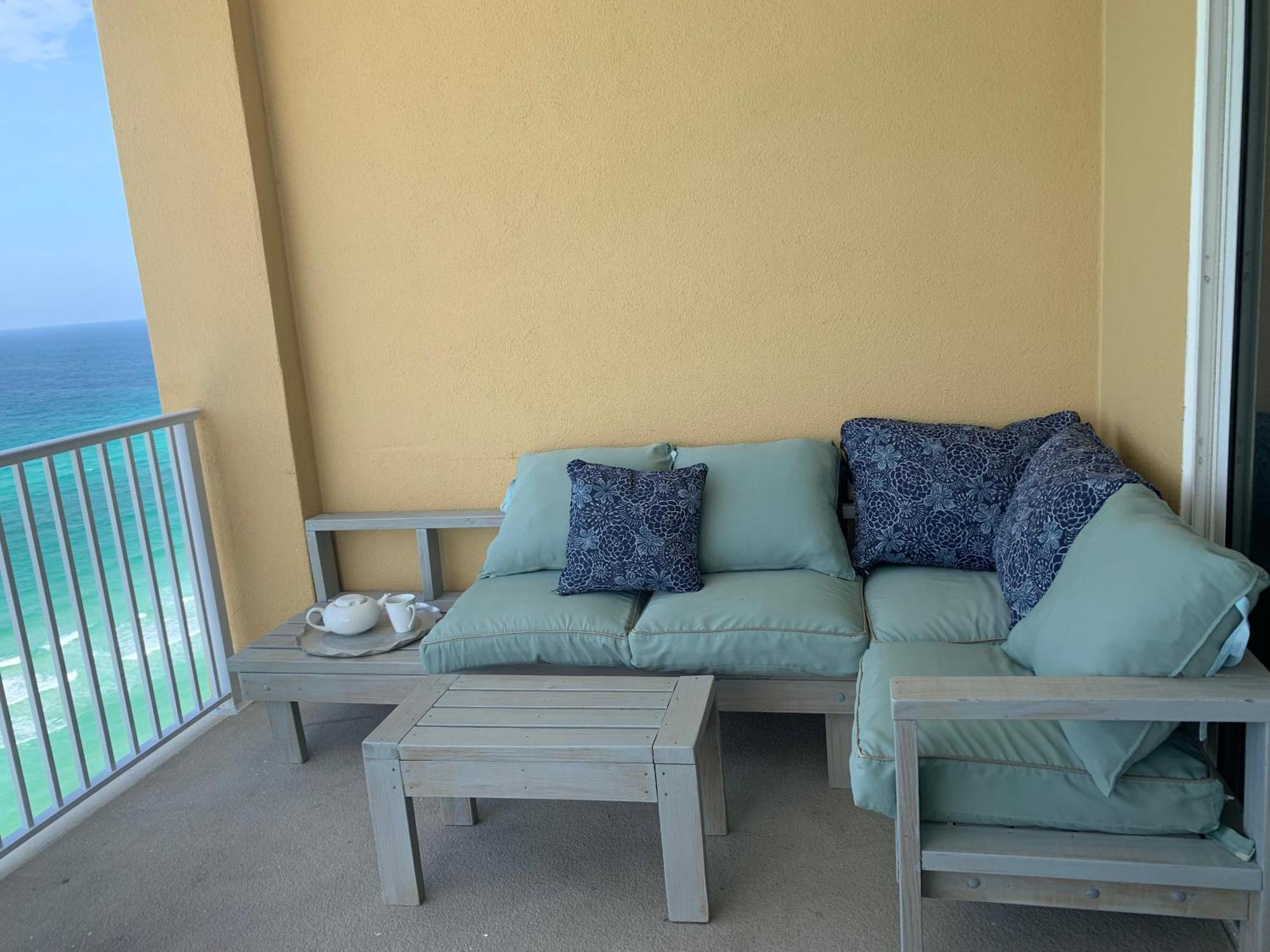 Tropic Winds 1701 Premium Corner Unit With 2 Parkings! Free Beach Chairs Service! パナマシティービーチ エクステリア 写真